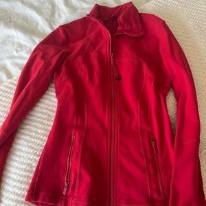 red Lululemon define jacket